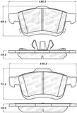 StopTech Street Brake Pads - Front/Rear