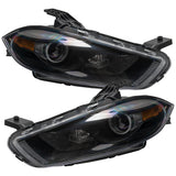 Oracle 13-14 Dodge Dart (HID Style) SMD HL - Black - ColorSHIFT w/ Simple Controller