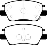 EBC 2016+ Chevrolet Cruze 1.4L Turbo (10.9in Front Rotor) Yellowstuff Front Brake Pads