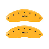 MGP 4 Caliper Covers Engraved Front & Rear MGP Yellow Finish Black Char 2006 Pontiac Solstice