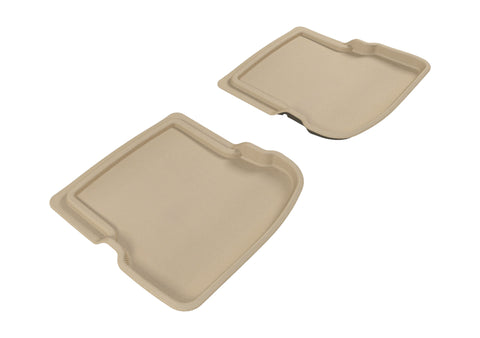 3D MAXpider 1998-2010 Volkswagen Beetle Kagu 2nd Row Floormats - Tan