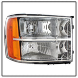 xTune GMC Sierra 07-13 Crystal Headlights Chrome HD-JH-GSIE07-AM-C
