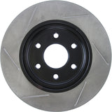 StopTech Power Slot 05-09 Nissan Frontier 2WD / 02-05 Frontier 4WD Slotted Front Left Rotor