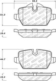 StopTech Street Select Brake Pads w/Hardware - Rear 11-16 Mini Cooper Countryman