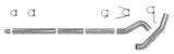 Diamond Eye KIT 5in Catback MFLR RPLCMENT PIPE Single AL: 2004.5-2007.5 DODGE CUMMINS 600