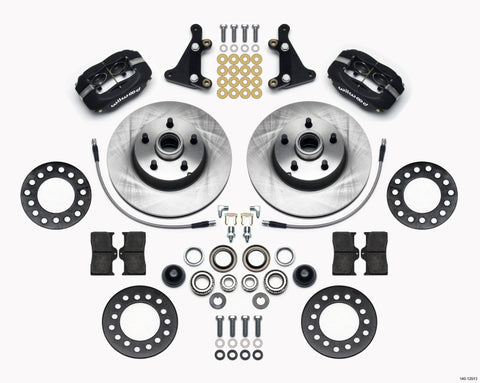 Wilwood Forged Dynalite Front Kit 11.28in 1 PC Rotor&Hub Ford 1949-1953