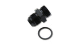 Vibrant -10AN Flare to AN Straight Thread (7/8-14) with O-Ring Adapter Fitting