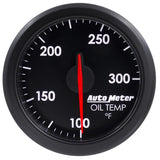 Autometer Airdrive 2-1/6in Trans Temperature Gauge 100-300 Degrees F - Black