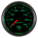 Autometer GS Series 2-1/16in Oil Temperature Gauge 140-280 Degrees Electric Full Sweep
