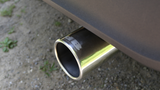 Corsa 2018-2025 Jeep Wrangler JL 2.5in Dual Rear Exit Polished Tips Sport Axle-Back Exhaust
