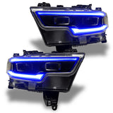 Oracle 19-21 RAM 1500 Projector LED Headlight DRL Kit - RGBW+A w/ 2.0 Controller