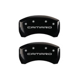 MGP 4 Caliper Covers Engraved Front & Rear Gen 4/Camaro Black finish silver ch
