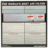 K&N Universal Carbon Fiber Filter 6in Flange / 7-1/2in OD-B / 5-1/8in OD-T / 5in H