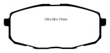 EBC 09-12 Hyundai Elantra 2.0 Touring Ultimax2 Front Brake Pads