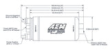 AEM 400LPH High Pressure Fuel Pump -6AN Female Out, -10AN Female In