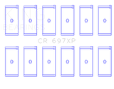 King Engine Bearings Jaguar 4.2L (Size STD) Rod Bearing Set