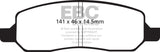 EBC 06-09 Buick Lucerne 3.8 Ultimax2 Rear Brake Pads