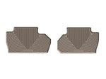 WeatherTech 14+ Chevrolet Silverado Rear Rubber Mats - Tan