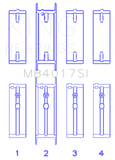 King Engine Bearings GM 231 (3800) V6 (Size STD) Main Bearing Set