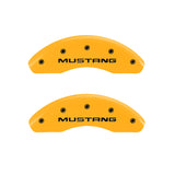 MGP 4 Caliper Covers Engraved Front Mustang Rear Sn95/Gt Yellow Finish Black Char 1997 Ford Mustang