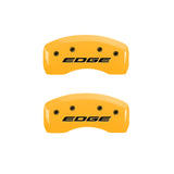 MGP 4 Caliper Covers Engraved Front & Rear Oval logo/Ford Black finish silver ch