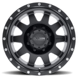 Method MR301 The Standard 17x8.5 +25mm Offset 8x6.5 130.81mm CB Matte Black Wheel