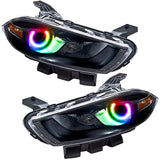 Oracle 13-16 Dodge Dart SMD HL - Black - Halogen - ColorSHIFT w/ 2.0 Controller