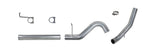 Diamond Eye KIT 4in DPF-BACK Single AL: 11-12 CHEVY 6.6L 2500/350