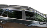 AVS 20-22 Subaru Outback Ventvisor In-Channel - 4pc - Smoke