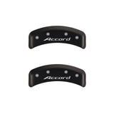 MGP 4 Caliper Covers Engraved Front Accord Engraved Rear Accord Red finish silver ch