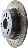 StopTech 04-08 Acura TL / 03-09 Honda Element Slotted & Drilled Right Rear Rotor