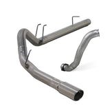Diamond Eye KIT 4in DPF-BACK w/ DP Single SS 08-10 Ford 6.4L Powerstroke F250/F350