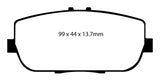 EBC 06-15 Mazda Miata MX5 2.0 Ultimax2 Rear Brake Pads