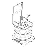 Firestone Ride-Rite Air Helper Spring Kit Rear 1992+ Ford E350 Cutaway (W217602061)