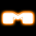 ORACLE Lighting Universal Illuminated LED Letter Badges - Matte Wht Surface Finish - M