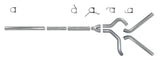 Diamond Eye KIT 4in Catback MFLR RPLCMENT PIPE DUAL SS: 2004.5-2007.5 DODGE CUMMINS 600