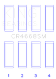 King Chrysler/Mitsubishi/Hyundai/Kia World Engine (Size 0.25 Oversized) Connecting Rod Bearing Set