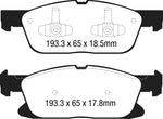 EBC 15+ Ford Edge 2.0 Turbo FWD Ultimax2 Front Brake Pads
