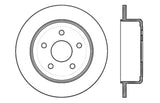 StopTech Power Slot 07-13 Jeep Wrangler Rear Left Drilled & Slotted Rotor