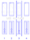 King Engine Bearings Chrysler Valient Crankshaft Main Bearings