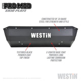 Westin 18-19 Ford F-250/350 Pro-Mod Skid Plate - Textured Black