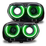 Oracle 15-21 Dodge Challenger RGB+W Headlight DRL Kit - ColorSHIFT w/ Simple Controller