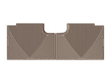WeatherTech 2015+ Ford F-150 SuperCab Rear Rubber Mats - Tan
