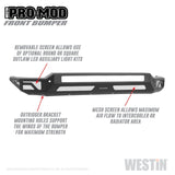 Westin 2020 Chevrolet Silverado 2500/3500 Pro-Mod Front Bumper - Textured Black