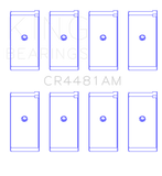 King Engine Bearings Mitsubishi 4G63/4G64 6 Bolt 1st Gen DSM (Size 0.50mm) Rod Bearing Set