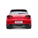Akrapovic 2014 Porsche Macan Turbo (95B) Evolution Line Cat Back (Titanium) w/ Carbon Fiber Tips