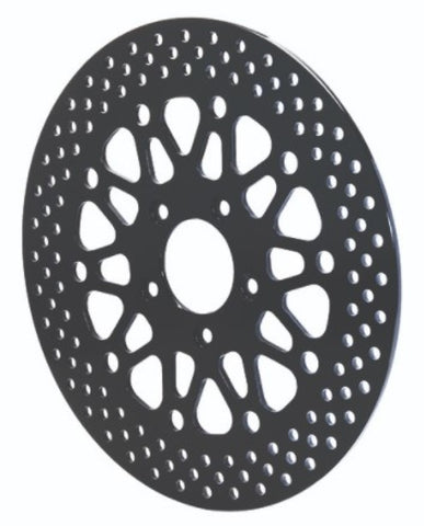 Wilwood Rotor-Front-Harley-Davidson Motorcycle 2008-Up Black Finish 11.80 x .196 - 5 on 3.25in