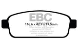 EBC 13+ Buick Encore 1.4 Turbo Yellowstuff Rear Brake Pads