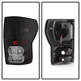 xTune Toyota Tundra 07-13 LED Tail Lights Black ALT-ON-TTU07-LED-BK