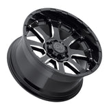 Black Rhino Sierra 18x9.0 6x135 ET12 CB 87.1 Gloss Black w/Milled Spokes Wheel